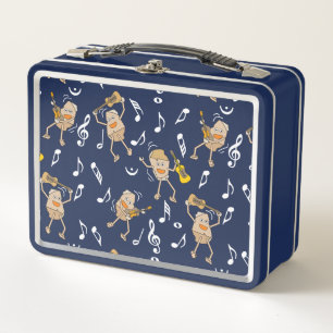 Guitar Rocks Metal Lunch Box