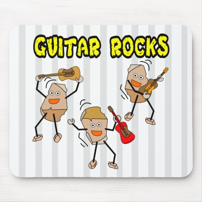 Guitar Rocks Mouse Mat (Front)