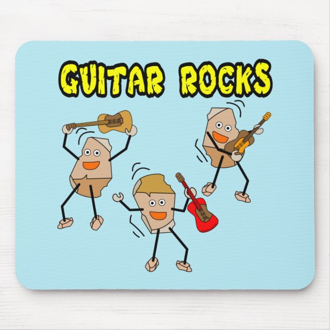 Guitar Rocks Mouse Mat (Front)