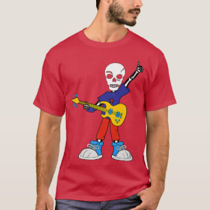 Guitar Rockstar Skeleton I Music I Rock Music T-Shirt