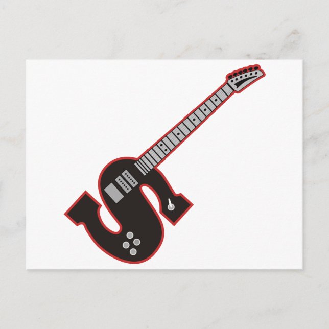 Guitar S Postcard (Front)