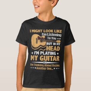 Guitar Shirt For Men - Funny Musician Guitar Graph
