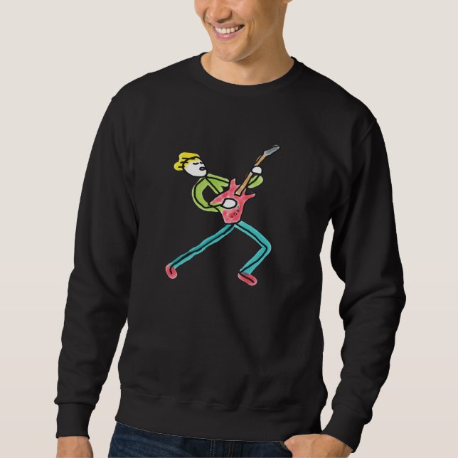 Guitar Stickman Sweatshirt (Front)