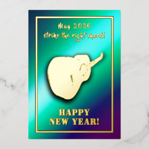 Guitar strike the right chord 2026 Greetings Card