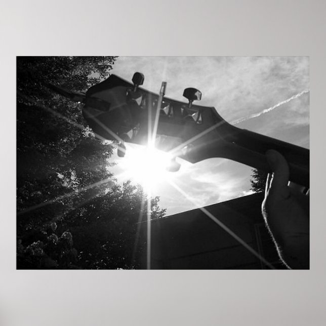 Guitar Strings and Sunshine Poster (Front)