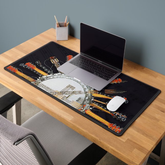 GUITAR STRINGS IN THE SUN DESK MAT (Office 2)
