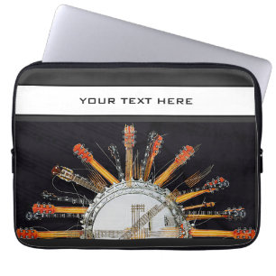 GUITAR STRINGS IN THE SUN LAPTOP SLEEVE