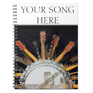 GUITAR STRINGS IN THE SUN NOTEBOOK