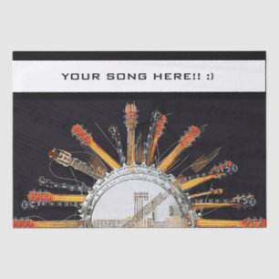 GUITAR STRINGS IN THE SUN TISSUE PAPER