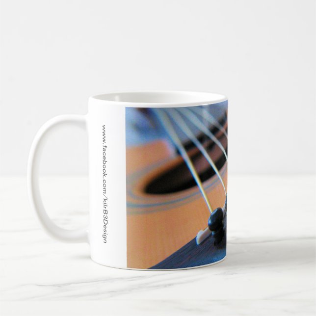 Guitar Strings  -  Keep the Music Playing Mug (Left)
