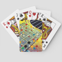 Guitar strings music mustard colourful vintage 