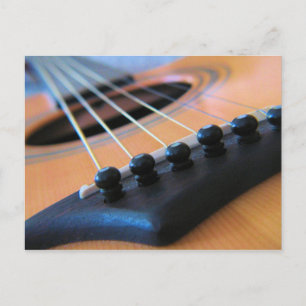Guitar Strings Postcard