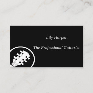 Guitar Teacher   Electric & Acoustic Lessons Busin Calling Card