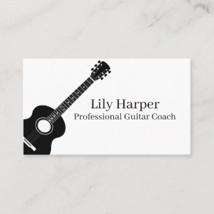 Guitar Teacher   Electric & Acoustic Lessons  Calling Card