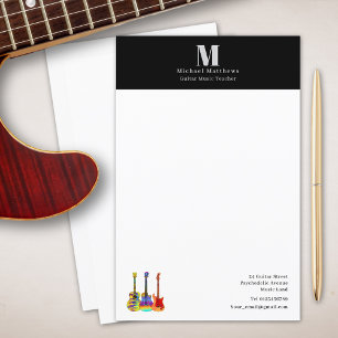 Guitar Teacher Music Lessons Custom Business