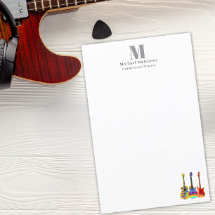 Guitar Teacher Music Lessons Custom Business