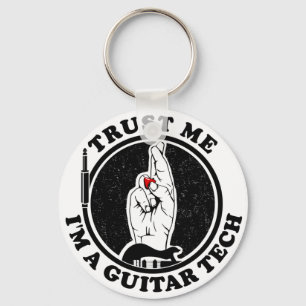 Guitar Technician Key Ring