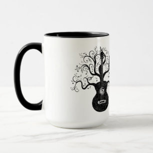 Guitar tree of life mug