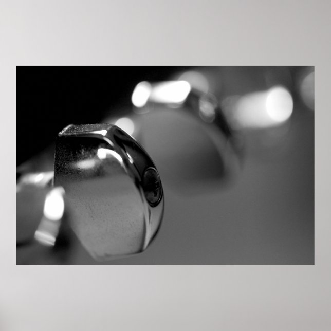 Guitar Tuning Pegs Poster (Front)