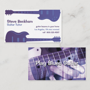Guitar Tutor Business Card
