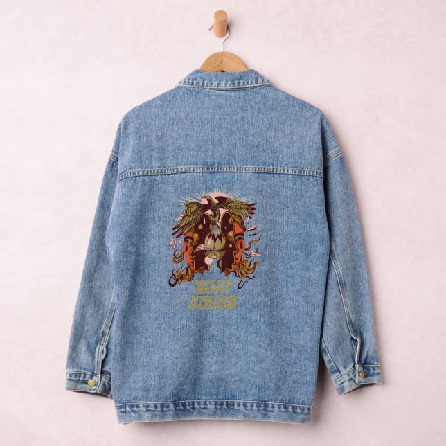 guitar Two-Tone Coffee Mug Denim Jacket (Hangar)