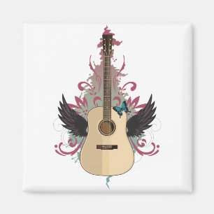 Guitar Vibes Magnet