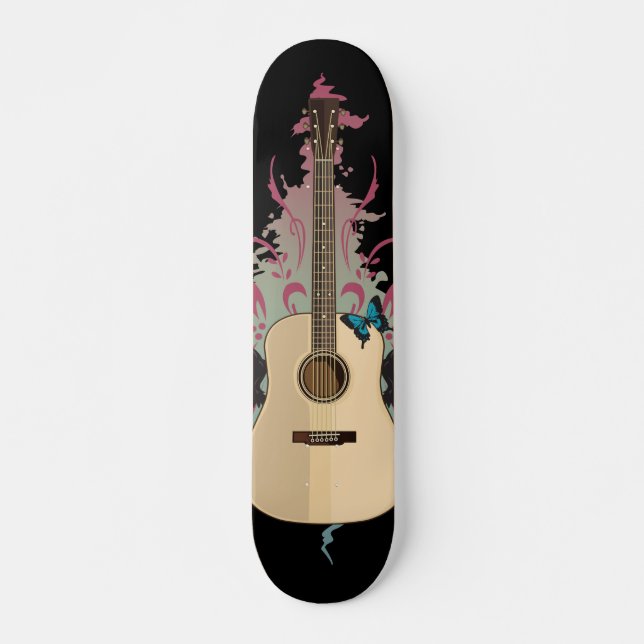 Guitar Vibes Skateboard (Front)