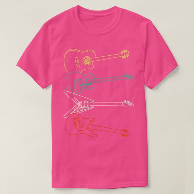 Guitar Vintage 1 T-Shirt (Design Front)