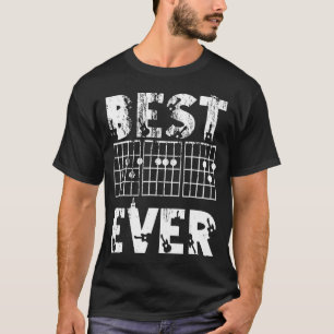Guitar Vintage Best Guitar Dad Ever   Guitar Fathe T-Shirt