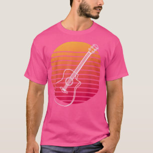 Guitar Vintage Guitarist Musician Guitar Player T-Shirt