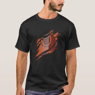 Guitar Vintage Retro 80s Rock & Roll Music T-Shirt