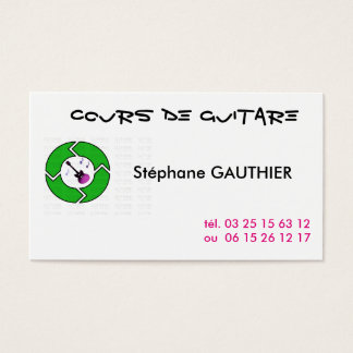 GUITAR VISIT CARD