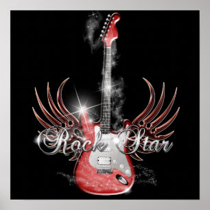 Guitar wing poster