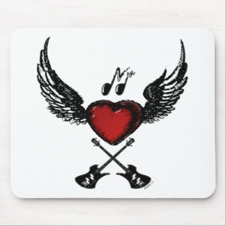 Guitar Wingedheart Mouse Mat