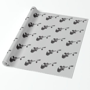 Guitar - wrapping paper