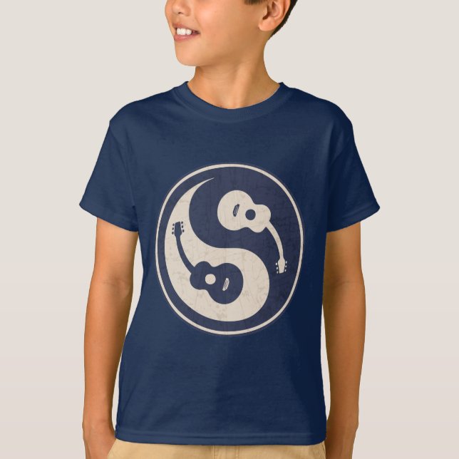 Guitar Yang -blue T-Shirt (Front)