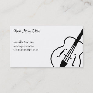 Guitar, Your Name Here, Business Card