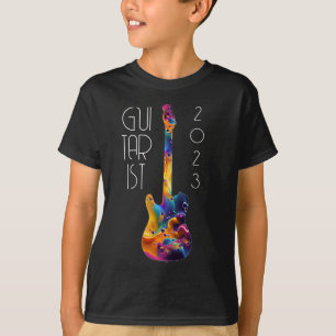 GUITARIST 2023 COLORFUL GUITAR BAND GIFT T-Shirt