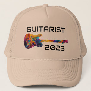 GUITARIST 2023 COLORFUL GUITAR BAND GIFT TRUCKER HAT