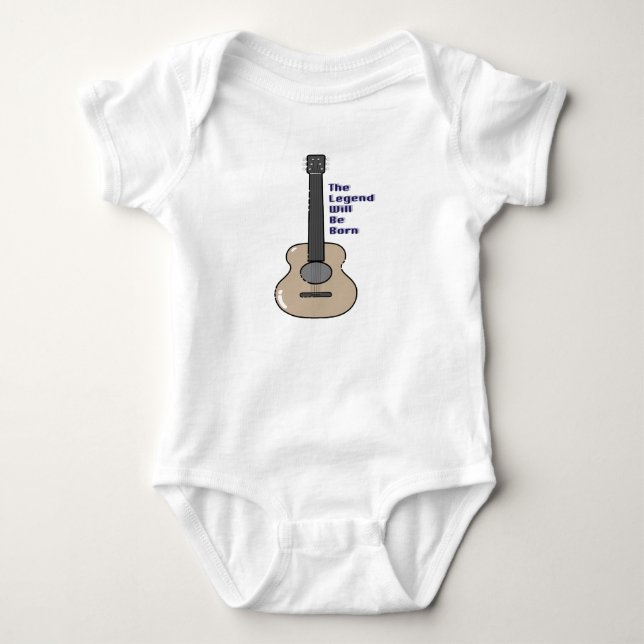 Guitarist baby bodysuit (Front)