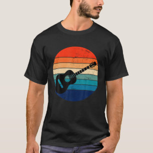 Guitarist Band Player Acoustic Guitar Vintage Suns T-Shirt