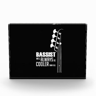 Guitarist Bassist Will Always Cooler Than You Xmas Photo Block