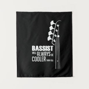 Guitarist Bassist Will Always Cooler Than You Xmas Tapestry