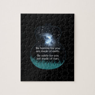 Guitarist Be Humble For You Are Made Of Earth Xmas Jigsaw Puzzle