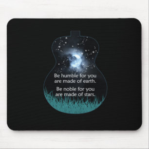 Guitarist Be Humble For You Are Made Of Earth Xmas Mouse Mat