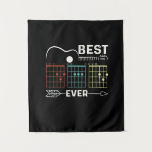 Guitarist Best Dad Ever Birthday Tapestry