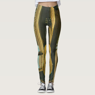 Guitarist birthday gift leggings