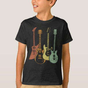 Guitarist Colourful Musical Instruments Guitars T-Shirt