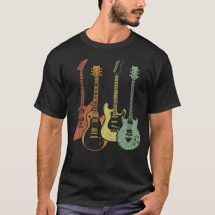 Guitarist Colourful Musical Instruments Guitars T-Shirt