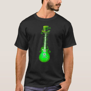 Guitarist Electric Guitar Leprechaun St Patrick's  T-Shirt